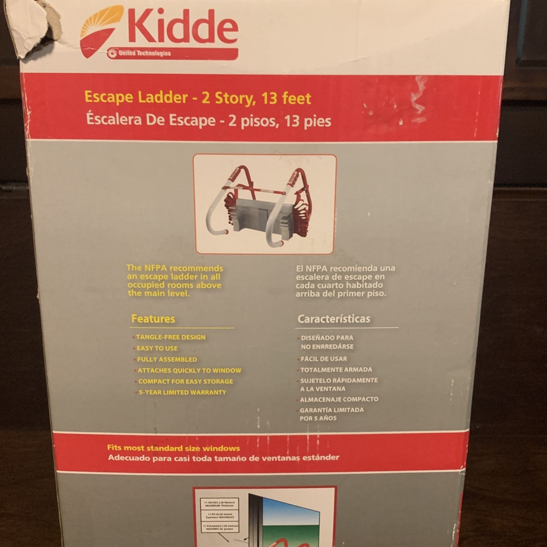 Kiddie 11 Step Escape Ladder
