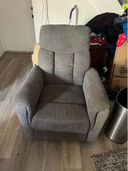 Gray Recliner Chair