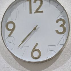 Wall Clock Modern Battery