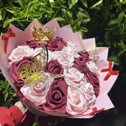 20 Foam Rose Bouquet ❤️