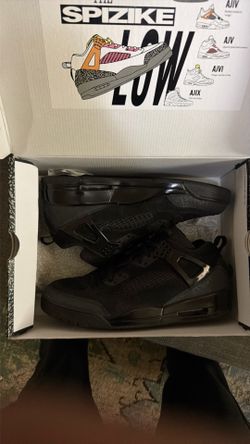 Jordan Spizike Low Black size 13
