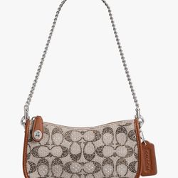 Coach Crystal Jacquard Swinger 20