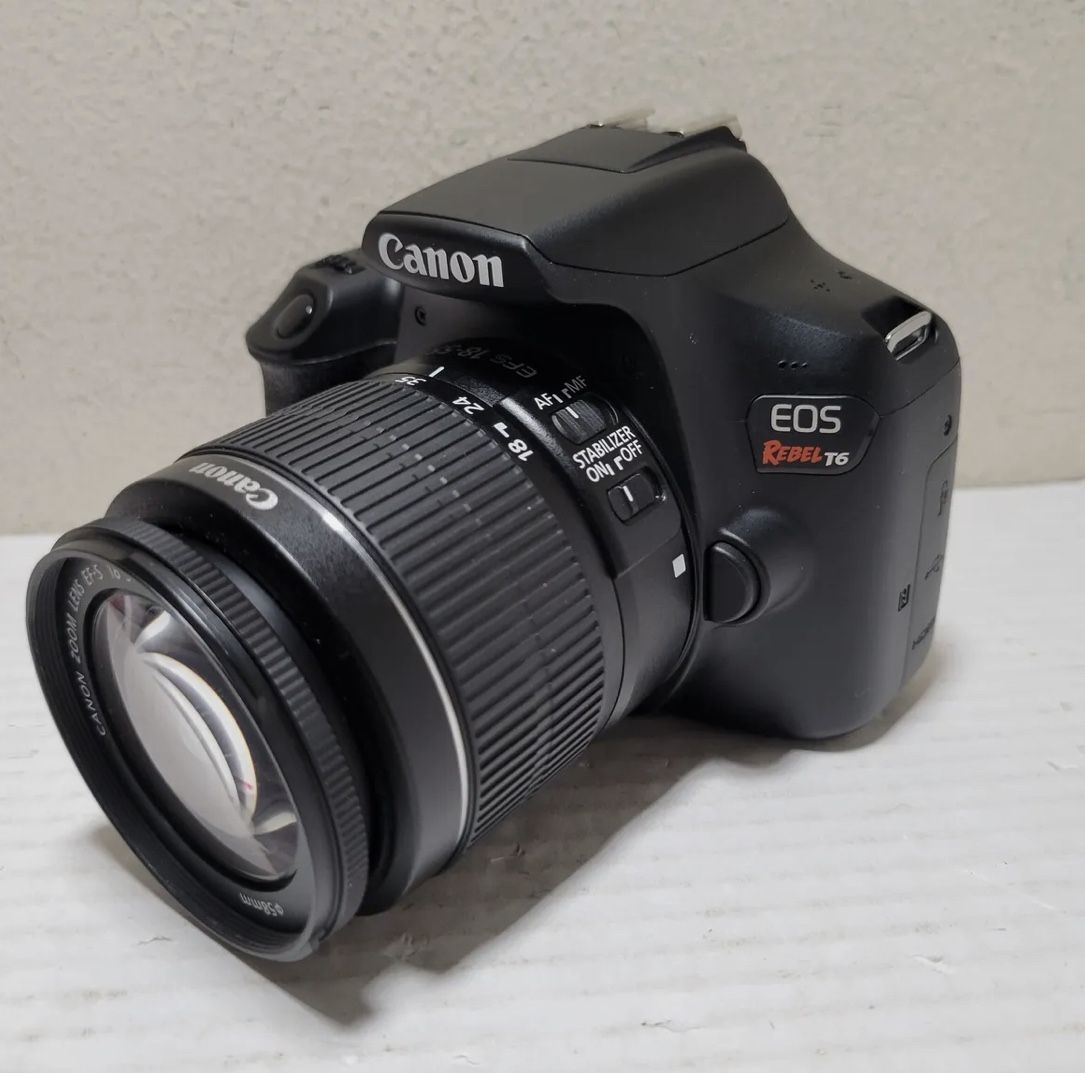 Canon Rebel T6 (Barely used) 