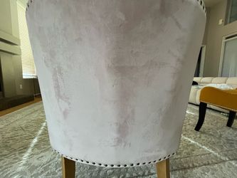 Blush Pink velvet Accent chair