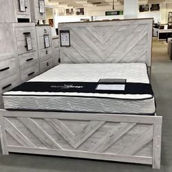 Cayboni Whitewash Panel Bedroom Set
Ashley Furniture$10 Down Payment And Financing Available