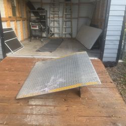 3/8 Aluminum Diamond plate Loading Ramp