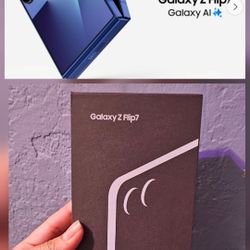 NEW Samsung Galaxy Z Flip 7 - Blue Shadow 256G