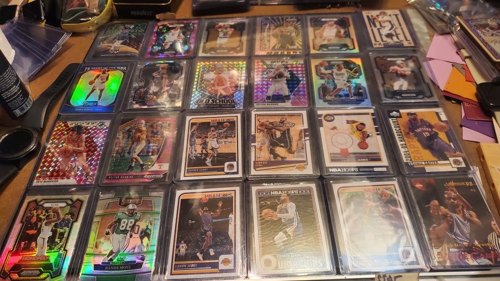 Lot Of 1,000 Sports Cards All In Top Loaders LOADED Rookies Superstars Inserts REFRACTORS No Scrub Players All For $600