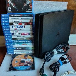 PS4 Slim 500 17 Games And One Controller Bundle Deal