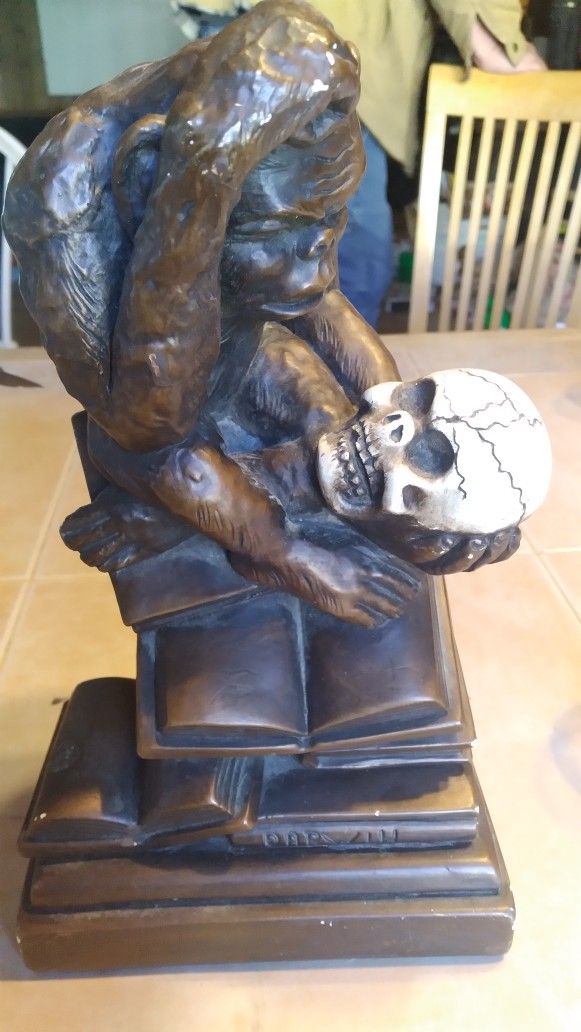 Rare DARWIN monkey Sculpture