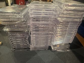 Magnetic One-Touch Card Holders - 50 Total, Ultra Pro / BCW, Clear & Black - MTG, Pokemon