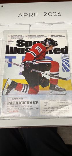 Vintage Sports Illustrated March 2016 - Patrick Kane Chicago Blackhawks Cover
