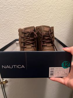 Size 12 New Nautica Boots for little boys