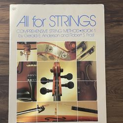 All for Strings Violin Book