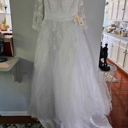 Wedding Dress, New With Tags