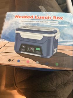 AST OAK Cordless Electric Lunch Box, Heated Lunch Box for Men with Timer