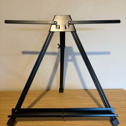 Adjustable Folding Metal Easel Stand with Carrying Case