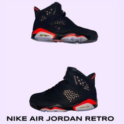 Nike Air Jordan Retro 6 ‘ Infrareds 2019 ‘  Size 10