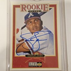 Andruw Jones On Card Auto