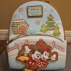 NWT Disney Loungefly Gingerbread Christmas Backpack 