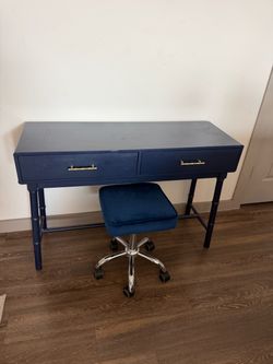 Desk with bench
