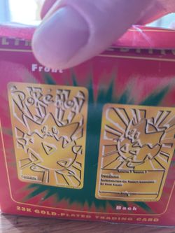 1999 Limited Edition Pokemon Pokeball Togepi 23K Gold Plated Trading Card for Sale in San Diego, CA - OfferUp 1999 Limited Edition Pokemon Pokeball Togepi 23K Gold Plated Trading Card for Sale in San Diego, CA - OfferUp