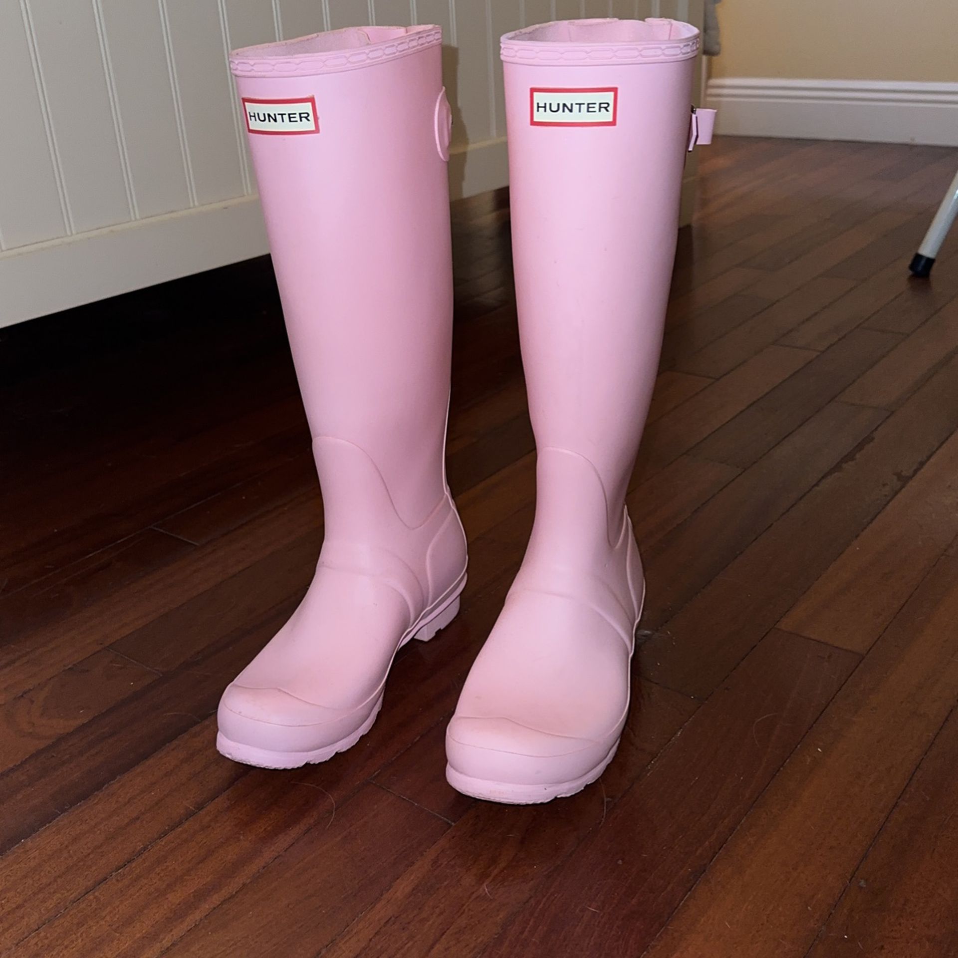 Hunter Rain Boots, Pink, Size US 7