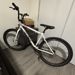 White 26 Inch Framed Bike 
