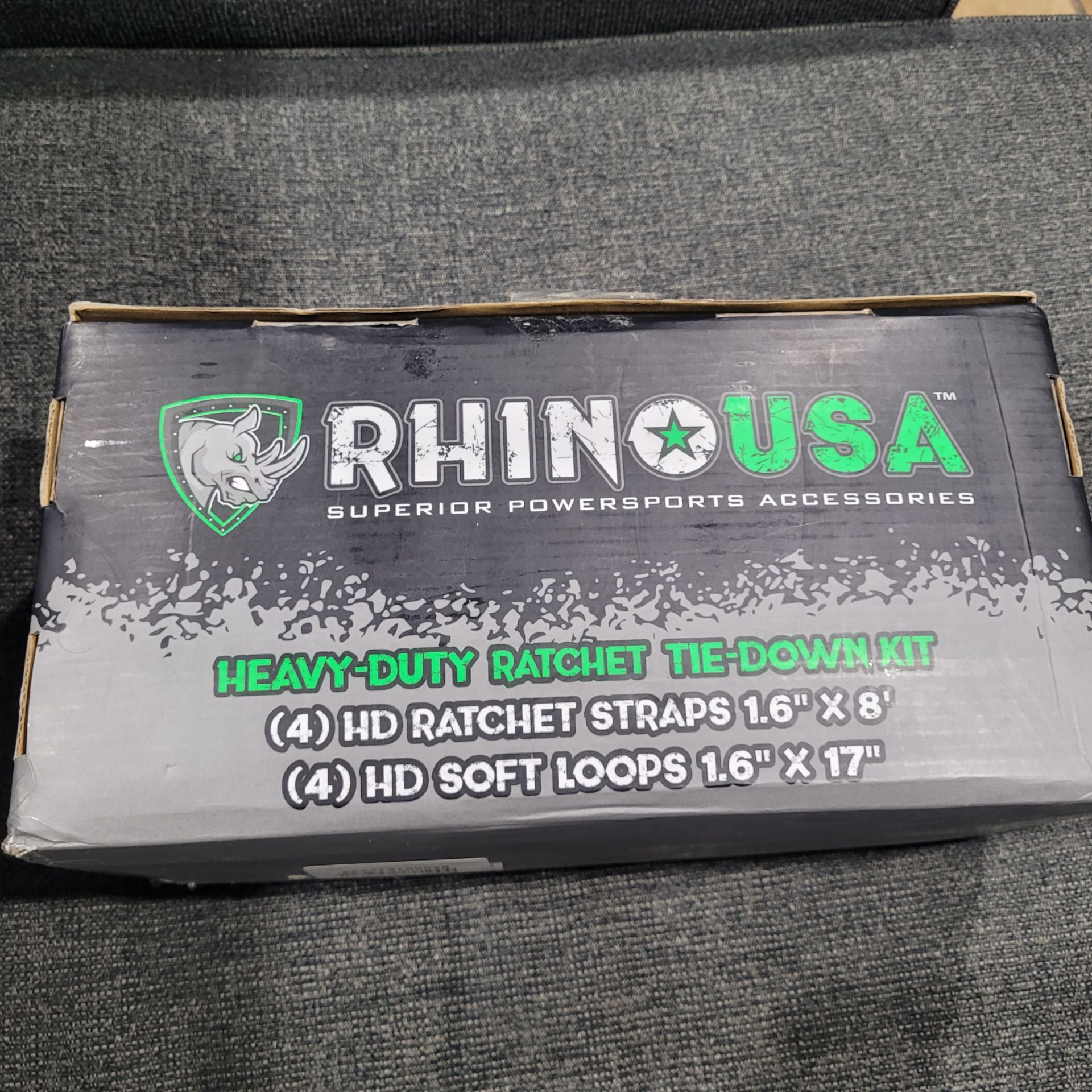 RHINO USA HEAVY-DUTY RATCHET TIE-DOWN KIT