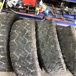 295/70/17 Lt A/T Used Goodyear Set
