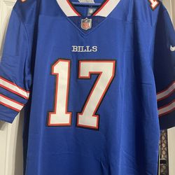#17 ALLEN Buffalo Bills Jersey M, L, XL, XXL, and XXXL