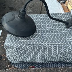 Dolan Designs Black Gooseneck Barn Light With 16" Shade