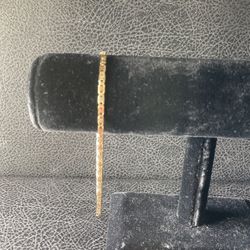 10KT Tri Color Anklet