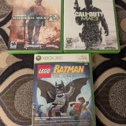 Xbox 360 Games - Call Of Duty & Lego Batman & PURE 
