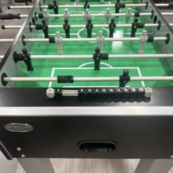THE FLORIDA OUTDOOR ALL WEATHER FOOSBALL SOCCER TABLE IN BLACK ~BERNER BILLIARDS