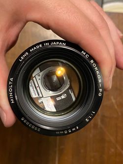 Minolta MC Rokkor-PG 58mm f/1.2 Lens