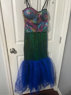 Mermaid Costume Dress with Sequins and Tulle