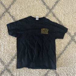 Black Smiley Bros Tee