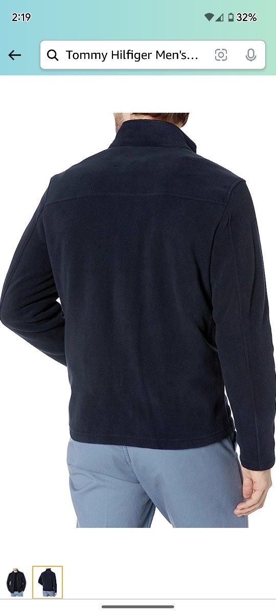 Tommy Hilfiger Men's Classic Zip Front Polar Fleece Jacket