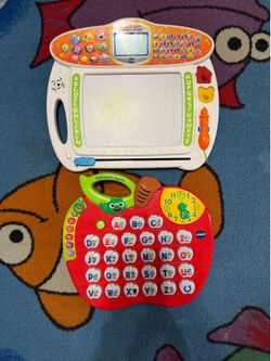 Vtech Write and Learn Creative Center and Vtech Alphabet Apple