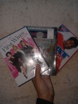 Lot of 3 New Movie Night DVD's-First Wives Club, Fat Albert, Miss Peregrine's-Sealed + Free Bracelet