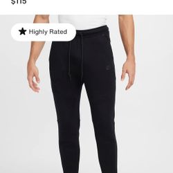 Nike Tech Fleece Slim Fit Black SIZE L