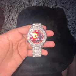 Quartz Moissanite Diamond Watch 