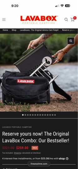 LavaBox Portable Campfire Combo