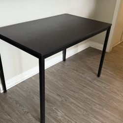 IKEA SANDSBERG Black Dining Table/Desk