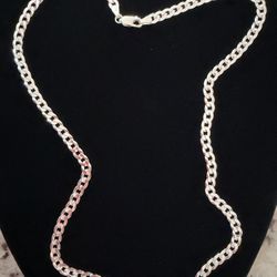 5MM Cuban Link Curb Chain 20” Silver 925
