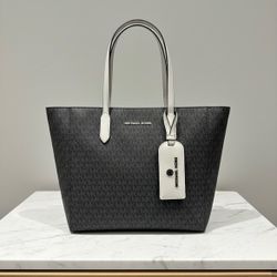 Micheal Kors Large Top Zip Tote Bag