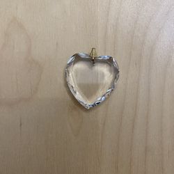 Heart crystal pendant 