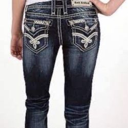 Rock Revival Elaina Capri Embellished Jeans