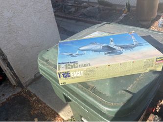 Vintage fighter jet model
